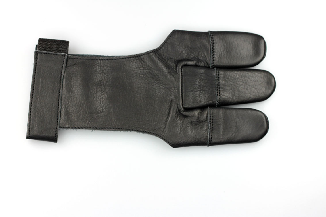 Sherwood 3-Finger Schießhandschuh - schwarz -